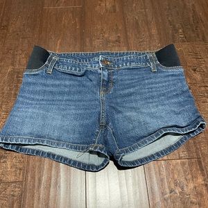 Isabel Maternity Jean Shorts